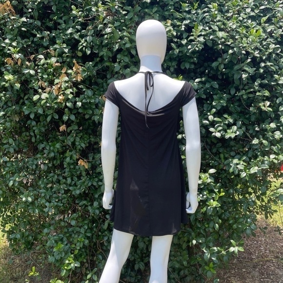 NWT BCBGeneration LBD Mini Halter Tie Slip Dress - Picture 5 of 11